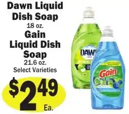 Sellers Bros Dawn liquid dish soap gain liquid dish soap offer