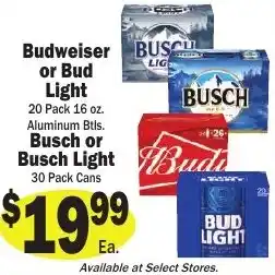 Sellers Bros Budweiser or Bud Light offer