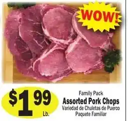 Sellers Bros Family Pack Assorted Pork Chops offer