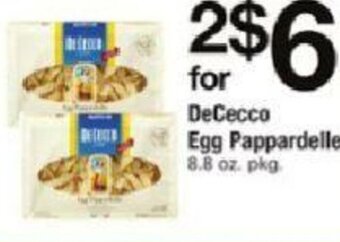 ACME DeCecco Egg Pappardelle offer