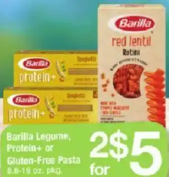 ACME Barilla Legume, Protein + Or Gluten-Free Pasta 8.8-16 oz offer