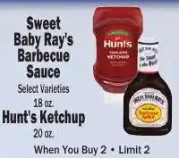 Sellers Bros Sweet baby ray's barbecue sauce offer