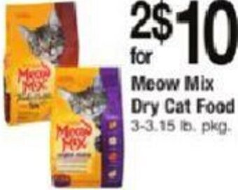 ACME Meow Mix Dry Cat Food offer