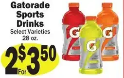 Sellers Bros Gatorade Sports Drinks offer