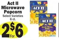 Sellers Bros Act II Microwave Popcorn offer
