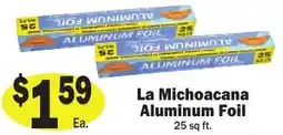 Sellers Bros La Michoacana Aluminum Foil offer