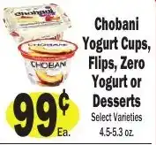 Sellers Bros Chobani Yogurt Cups offer