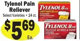 Sellers Bros Tylenol Pain Reliever offer