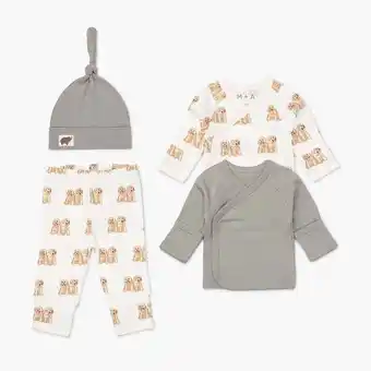 Walmart M+A by Monica + Andy Organic Cotton Gender Neutral Baby Welcome Home Cuddle Box, Preemie - 3 Months offer