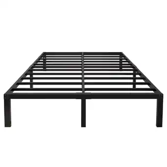 Walmart yookare 14 3500Lbs Heavy Duty Metal Foundation Bed Frame,Queen offer