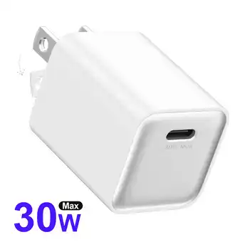 Walmart wegear 30W USB C Charger GaN Adapter PD QC 3.0 Fast Charging Foldable Block,White offer