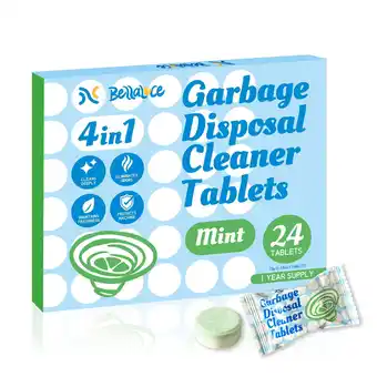 Walmart BellaLuce Garbage Disposal Cleaner Tablets, 24 Count offer