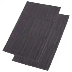 Walmart SEMAXE Gray Cotton Bath Mat，Thickened and Durable Floor Towel. 2 Pack 19x30 inches offer