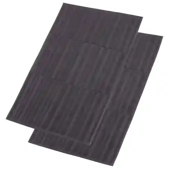 Walmart SEMAXE Gray Cotton Bath Mat，Thickened and Durable Floor Towel. 2 Pack 19x30 inches offer