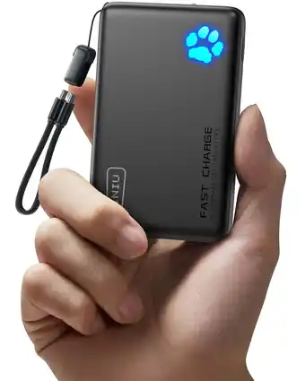 Walmart INIU Portable Charger, Slimmest 45W 10000mAh PD Fast Charging Power Bank, Black offer