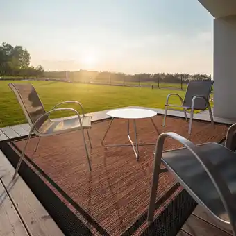 Walmart CAMILSON Summer Bordered, Washable Outdoor Indoor Area Rug, Nut Brown, 8x10 offer