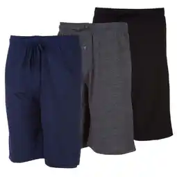 Walmart DARESAY Mens Soft Knit Shorts With Adjustable Drawcord And Pockets (Pack Of 3) offer