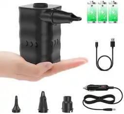Walmart Woowind AP6 6000mAh Air Pump for Inflatables Pool Pump, 12V Air Mattress Pump Battery Powered offer