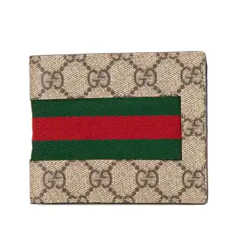 Walmart Pre-Owned Authenticated Gucci Wallet Coated Canvas Beige Unisex offer