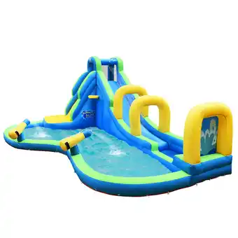 Walmart Gymax Kids Inflatable Water Park Bounce House without Blower offer