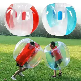 Walmart 1PCS Bumper Ball, Kids Body Inflatable Bubble Ball Suit Bumper Human Soccer Game Outdoor Toys offer