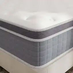 Walmart Yilicy 12 inch Queen Adult Mattress with Pocket Spring Hybrid Memory Foam Medium Firm Mattress offer
