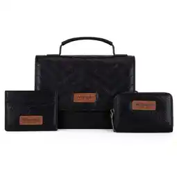Walmart Wrangler Mini Crossbody Purses for Women 3 in 1 Quilted Small Top Handle Bag Sets with Strap offer