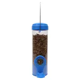 Walmart Perky-Pet Dried Mealworm Wild Bird Feeder with Flexports - Blue offer