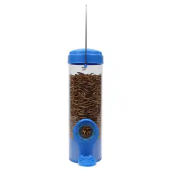Walmart Perky-Pet Dried Mealworm Wild Bird Feeder with Flexports - Blue offer