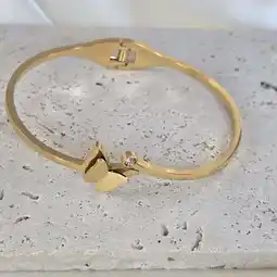 Walmart LAPRECIEUZ DE ARTHES JEWELRY 18K Gold over Stainless Steel Butterfly Bracelet Charms women offer