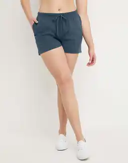 Walmart Hanes Jersey Shorts Women's Originals Cotton Pockets Drawcord Cotton 2.5 inseam offer
