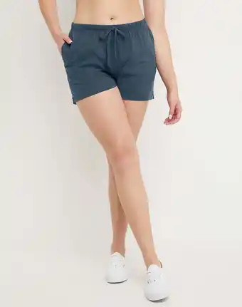 Walmart Hanes Jersey Shorts Women's Originals Cotton Pockets Drawcord Cotton 2.5 inseam offer