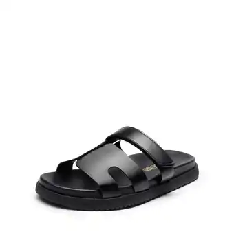 Walmart Dream Pairs Women's Flat Slide Sandals, Comfortable Slip On Platform Sandals For Women Dressy Summer offer