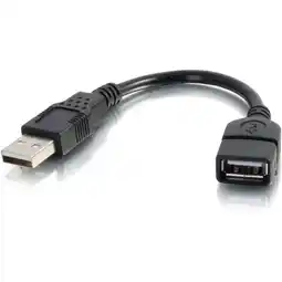 Walmart C2G 6 inch USB 2.0 A Male to A Female Extension Cable offer