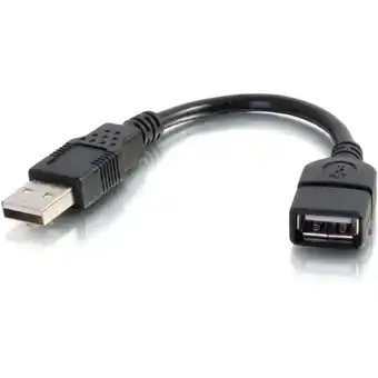 Walmart C2G 6 inch USB 2.0 A Male to A Female Extension Cable offer