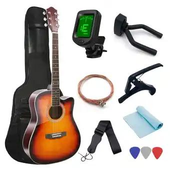 Walmart Likegreen 41 Acoustic Guitar Package, Basic Starter Kit for Adult Teen Beginner offer