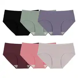 Walmart INNERSY Women's Cotton Underwear Hipster Panties 6 Pack Breathable Stretch Fit(L,Twilight Charm) offer