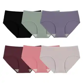 Walmart INNERSY Women's Cotton Underwear Hipster Panties 6 Pack Breathable Stretch Fit(L,Twilight Charm) offer