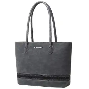Walmart Montana West Woven Tote Bags for Women Medium Purses and Handbags, Black offer