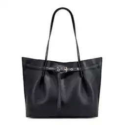 Walmart Montana West Tote Bag for Women Designer Purses and Handbags with Belted Detailing, Black offer