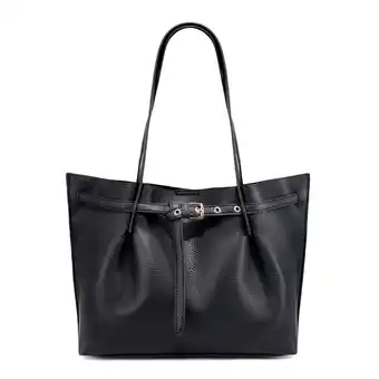 Walmart Montana West Tote Bag for Women Designer Purses and Handbags with Belted Detailing, Black offer