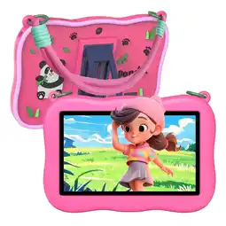 Walmart Kids Tablet 7 inch,4GB+32GB+1TB,4-Core Toddler Android 13 Tablets with Shockproof Case offer