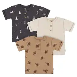 Walmart 3-Pack Baby Boys Sun Henley T-Shirts offer