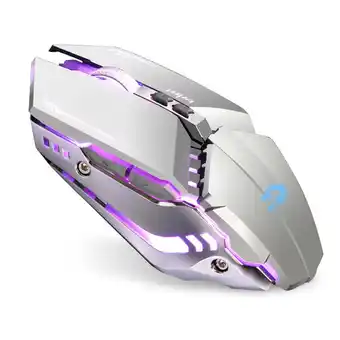 Walmart TENMOS Wireless Gaming Mouse Rechargeable Silent LED Computer Optical Mice with USB Receiver offer