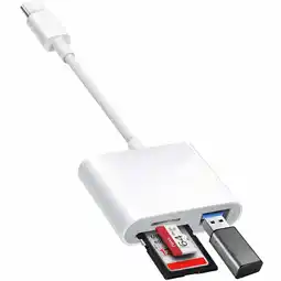 Walmart SIISLL USB 3.0 Type C Memory Card Reader for SD/Micro SD Cards offer