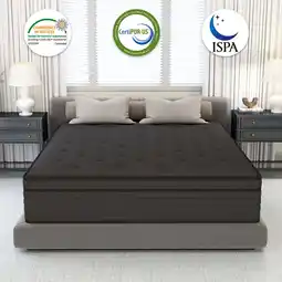 Walmart 12 inch King Mattress,Hybrid Mattresses Medium Firm in a Box offer