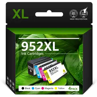 Walmart 952 Ink Compatible for HP 952XL Ink Cartridges 952 XL Ink Cartridges Officejet Pro 8710 7740 8720 offer