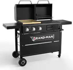 Walmart Propane Gas and Charcoal Grill Combo with Griddle & Cast Iron Grates - BRANDMAN GRILLS SINCE 1987 offer
