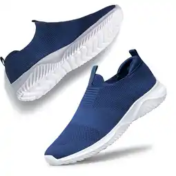 Walmart YHOON Women's Walking Shoes - Slip on Sneakers Lightweight Tennis Shoes Sock Sneakers offer