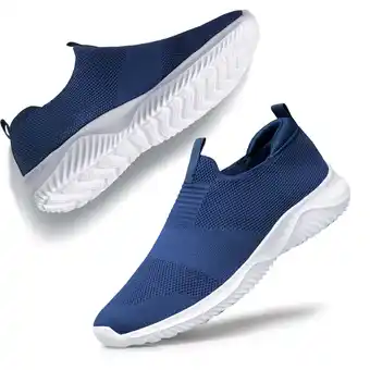 Walmart YHOON Women's Walking Shoes - Slip on Sneakers Lightweight Tennis Shoes Sock Sneakers offer